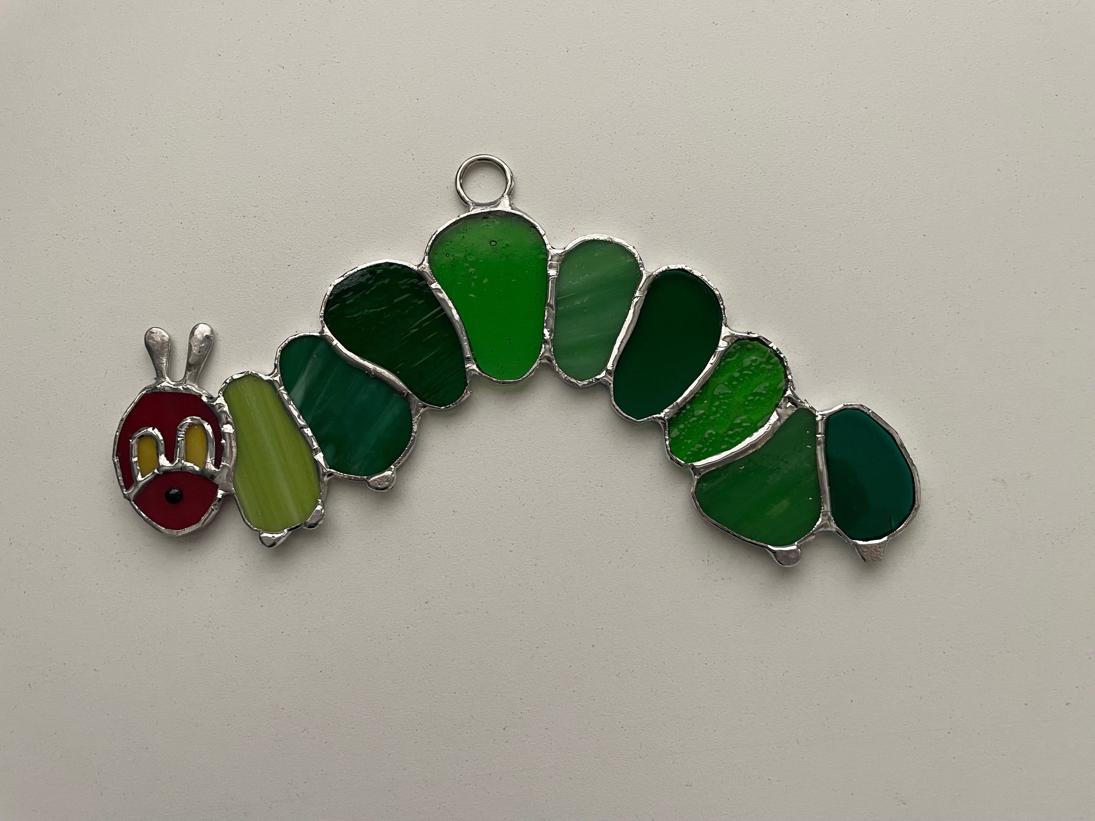 Hungry Caterpillar Stained Glass Suncatcher