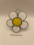 Daisy Stained Glass Sun Catcher