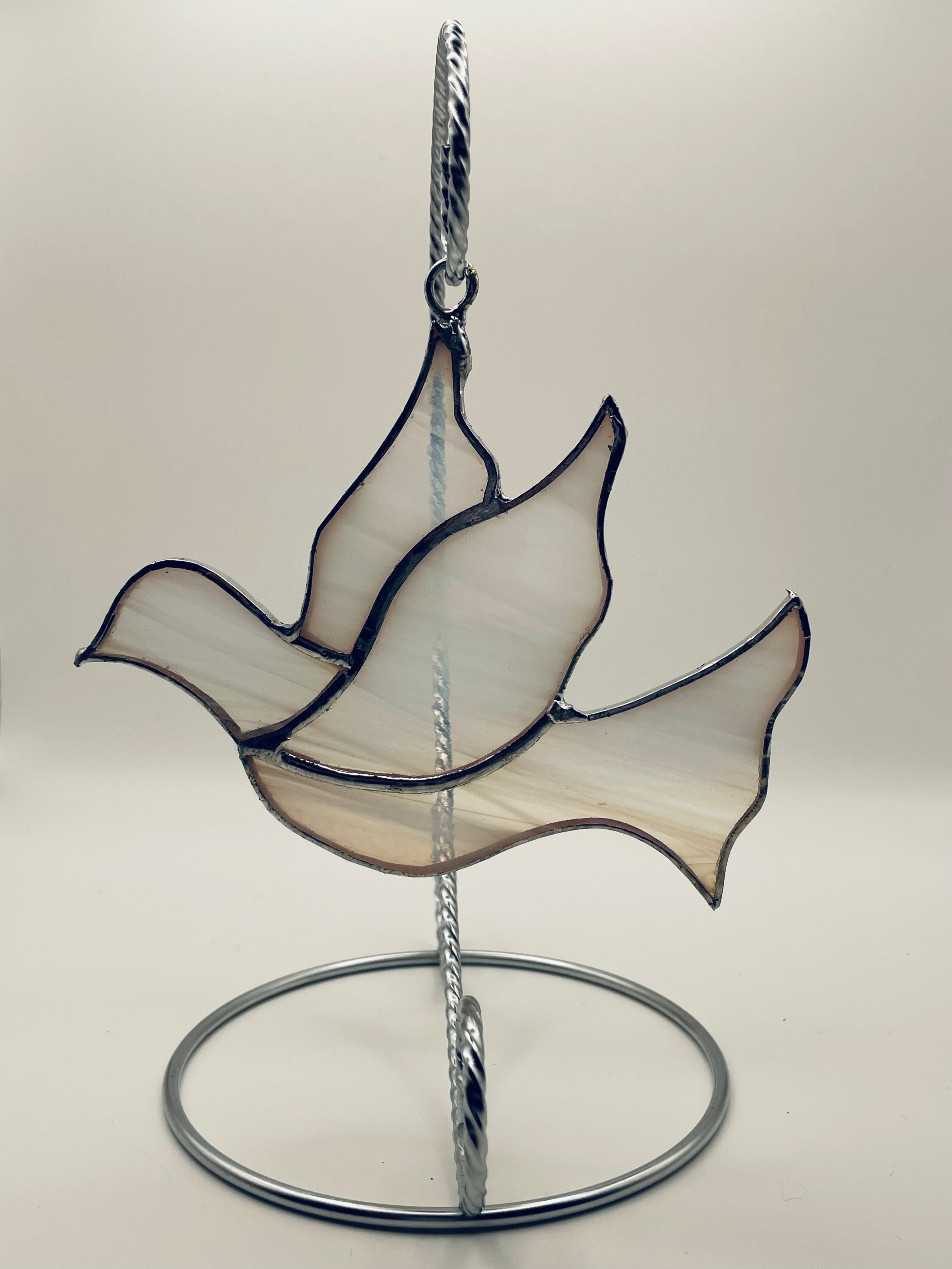 Dove Stained Glass Sun Catcher